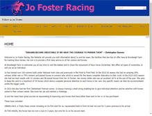 Tablet Screenshot of jofosterracing.co.uk